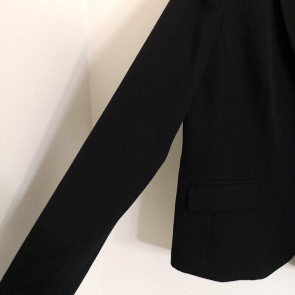 NWT J. Crew 100% Wool Original Schoolboy Blazer Black Capsule Wardrobe Size 14 - Picture 4 of 5